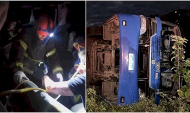 Acidente com ônibus de time de basquete deixa mortos e feridos no Ceará
