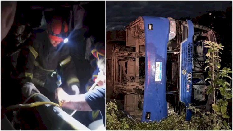 Acidente com ônibus de time de basquete deixa mortos e feridos no Ceará